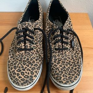 Vans Authentic Lo Pro Leopard women’s shoes size 7